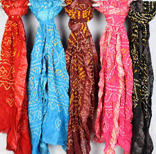 bandhani shawls