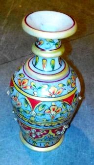 Marble Hand Painted Vase