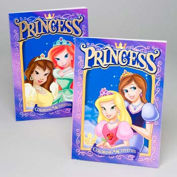 Coloring Activity Book Princess Foil Embossed