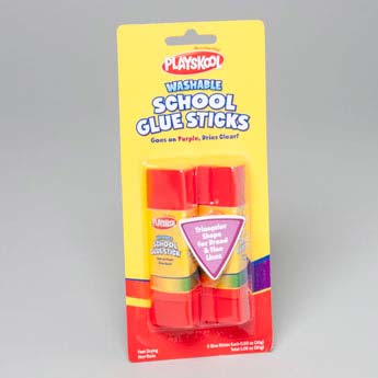 Playskool Glue Stick 2pk 1.058 Oz Carded