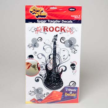 Super Rock Transfer Decals