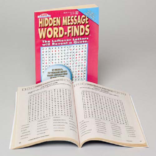 Word Finds Hidden Message 96pg 2asst