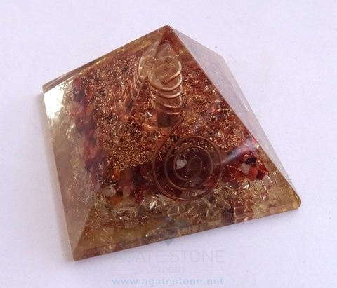 Crystal Orgone/ Orgonite Pyramid