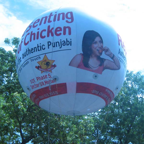 Hydrogen Advertising Balloon