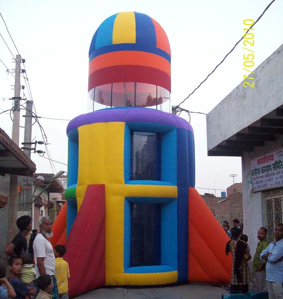 Inflatable Rocket Bouncy Balloon