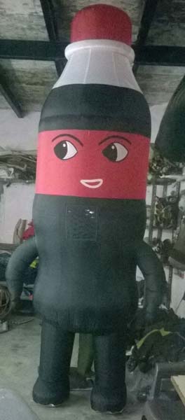 Inflatable walking character