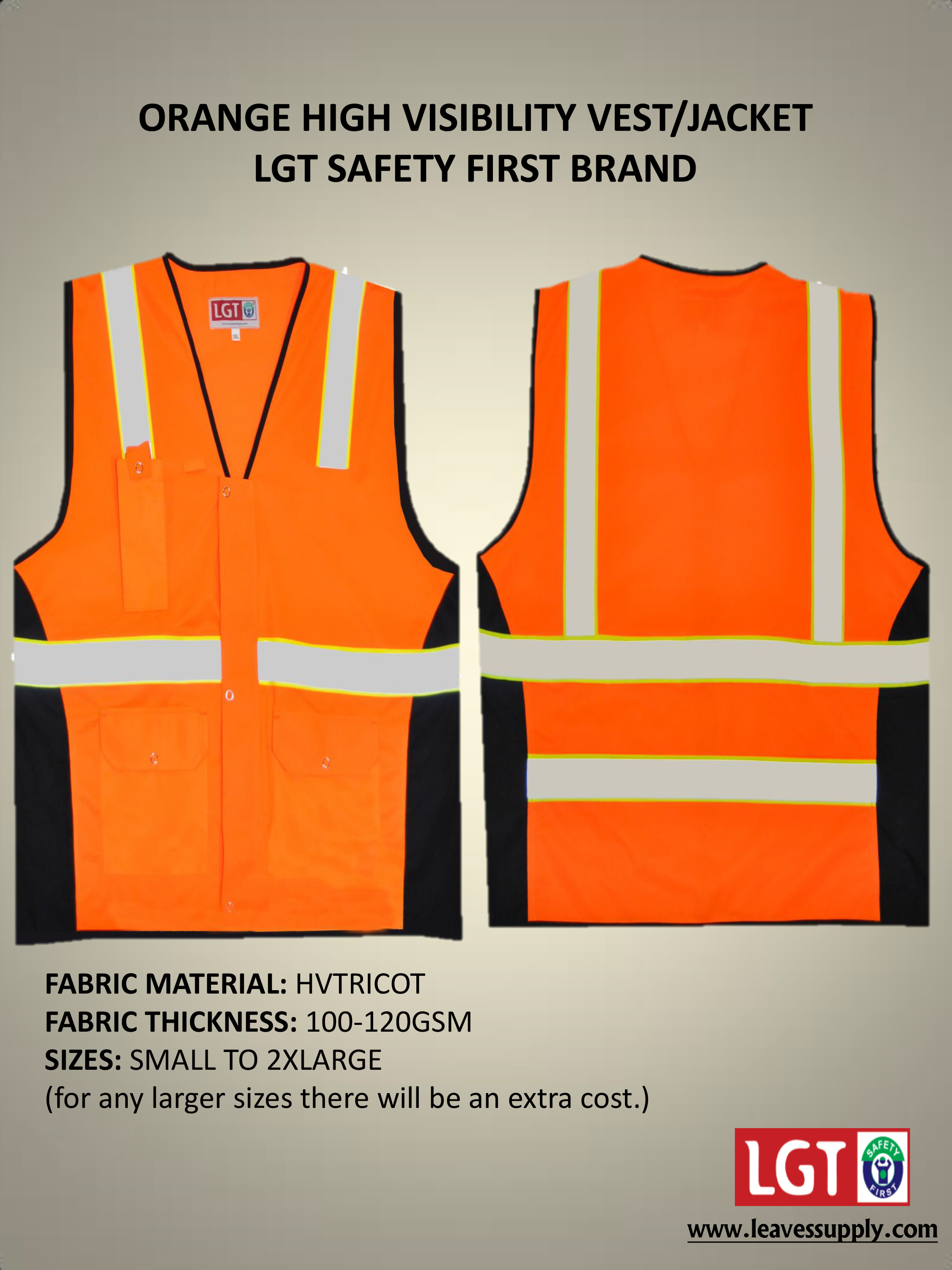 Orange Safety Jackets