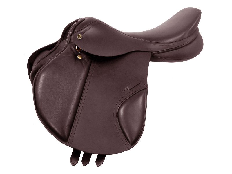 Derby leather eventing English saddle