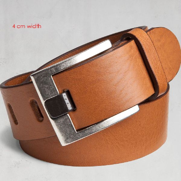 Fashion Leather Belts, Width : 40 mm