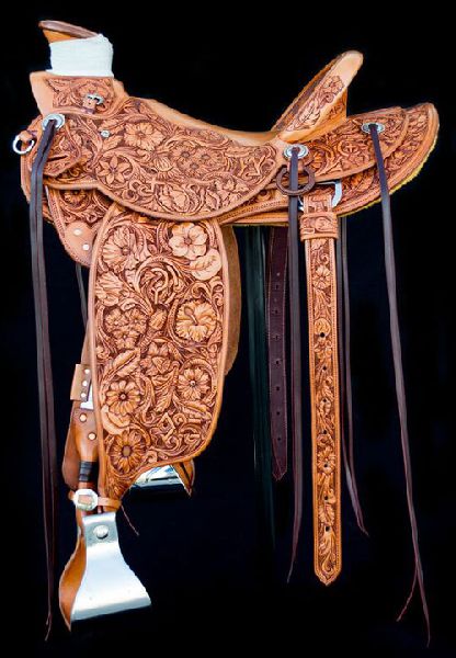 Full Seat Full carving western saddle
