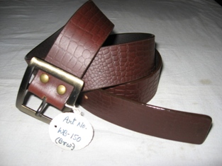 Leather belts, Width : 38 Mm
