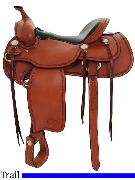 Trail Western horse saddle