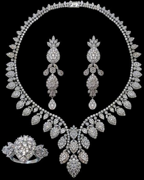 Diamond Necklace Set (SNK 3120 B)