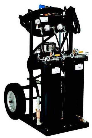 Oil Filtration Cart (2 GPM Unit for Cleaning Contaminated Oil)