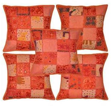 Abstract cotton cushion cover, Size : 40cmx40cm, 45cmx45cm, 50cmx30cm