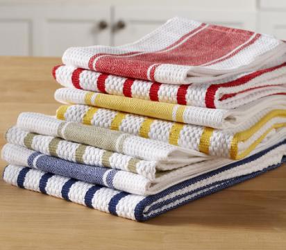 Checked Cotton kitchen towels, Size : Multisize
