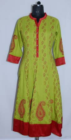 Anarkali Long Frock with Embroidery