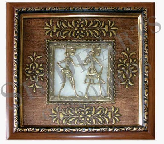 ANTIQUE DHOKRA TRIBAL ART PAINTING