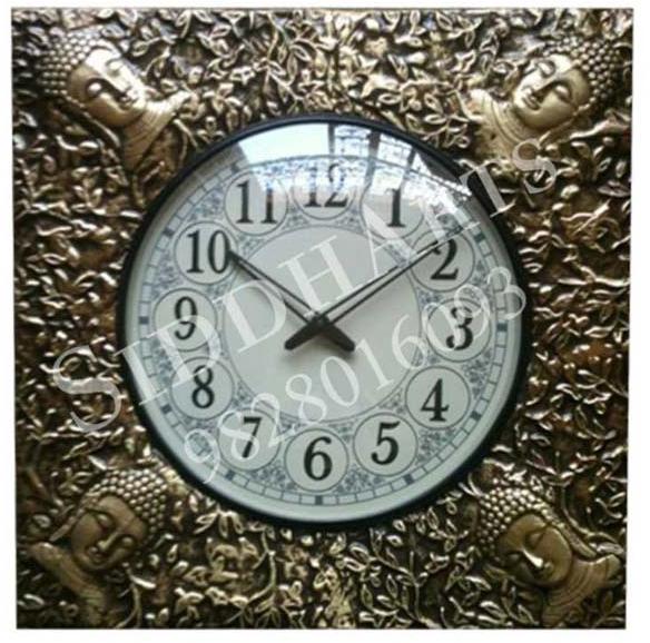 Brass Fitted Buddha Clock