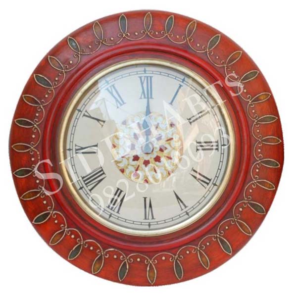 Embose painted clocks