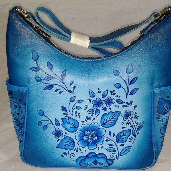 HPSB04 - Hand Painted Leather Handbag, Gender : Female