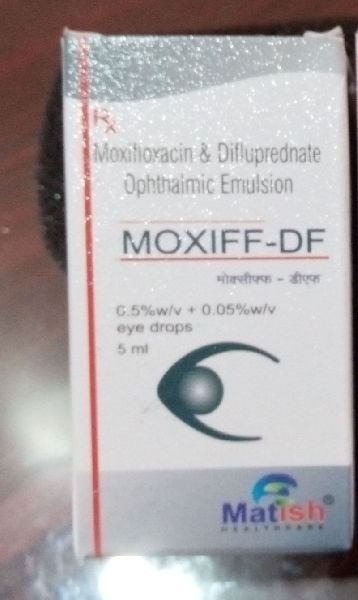Moxiff-DF Eye Drops, Form : Liquid