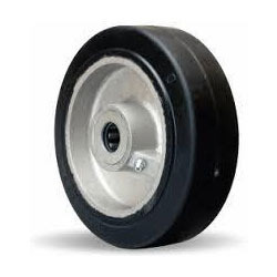 Neoprene Rubber on Aluminum Wheel