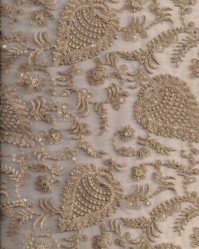 Net Embroidery Fabric by zen amber, net embroidery fabric from Surat ...