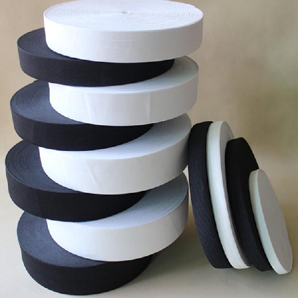 Polyester plain elastic tape, for Garment, Feature : Even stretch