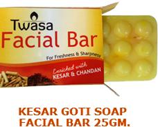 Kesar Goti Soap Facial Bar, Certification : ISO 9001:2008 Certified