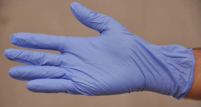 Synthetic Rubber Nitrile Gloves