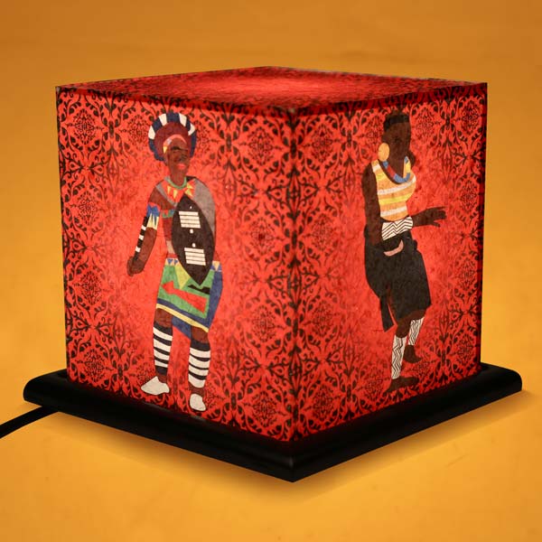 African Dance Table Lamp