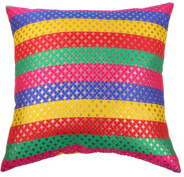 Multicolor Ethnic Styled Cushion Cover