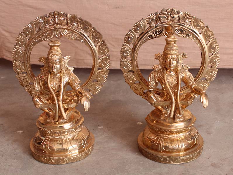 Brass Ayyappan Statue