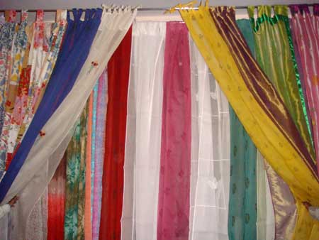 Printed Cotton Curtains, Color : Multicolor
