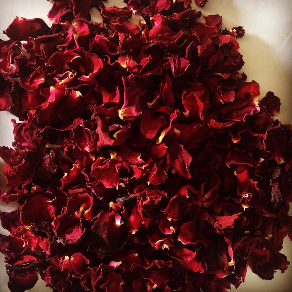 Organic Red Rose Petals