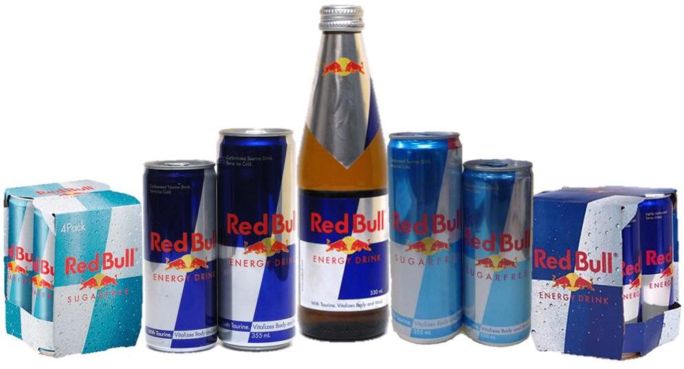 Energy Drink of Different Types.