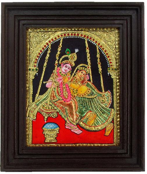 Radha Krishna Tanjore Paintings