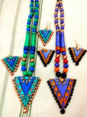 Terracotta Necklace Light Weight Ethnic Jewelry