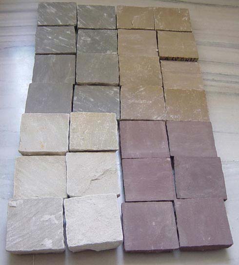 Multi Color Sandstone Cobbles