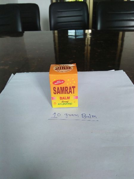 10 gm Samrat Ayurvedic Pain Relief Balm with Narayan Oil