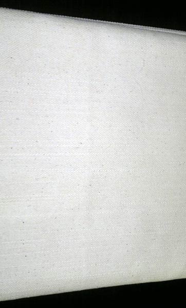Plain Twill Weave Fabric, Color : White