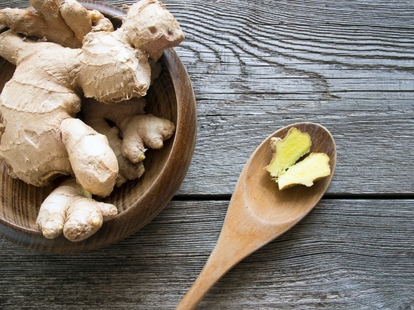 Ginger (raw and dried)