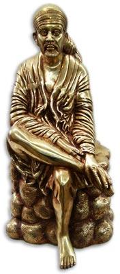 Brass Sai Baba Statue