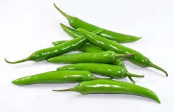 fresh green chilli