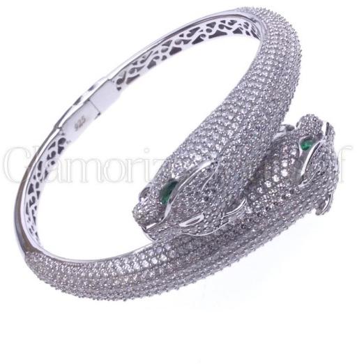 Rhodium Plated Sterling Silver Turkish Bracelet