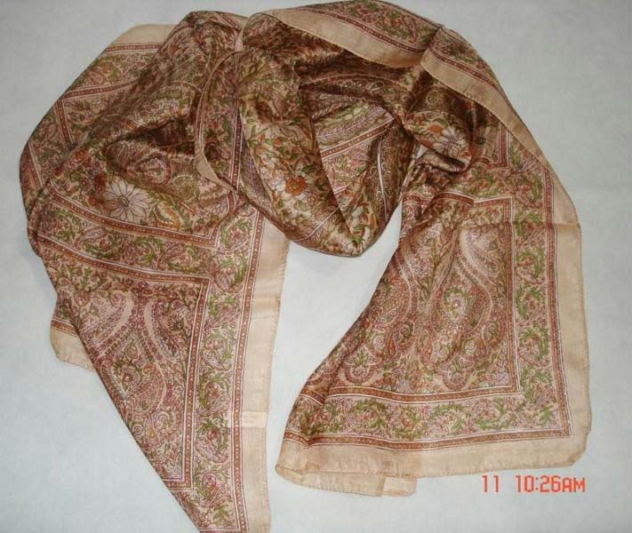 Printed Silk Scarves