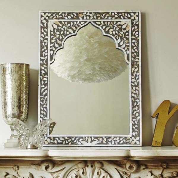 Bone Inlay Mirror