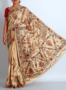 Zardosi Work Saree