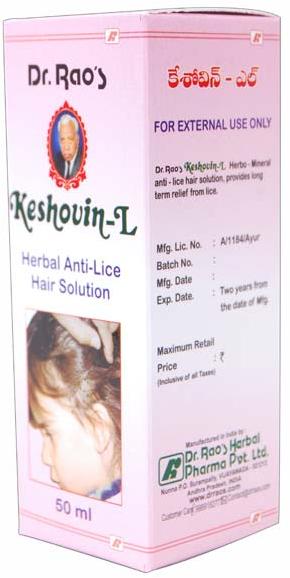Dr.Rao\'s Keshovin-L(Anti-Lice Hair Tonic)